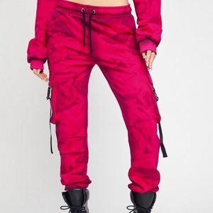 Like New Poster Girl Rude Mood Cargo Joggers XL